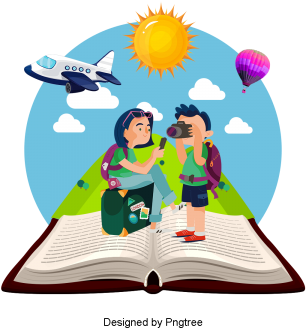 Beautiful Cool Cartoon Cute Hand Painted Creative Book - Psd (360x360), Png Download