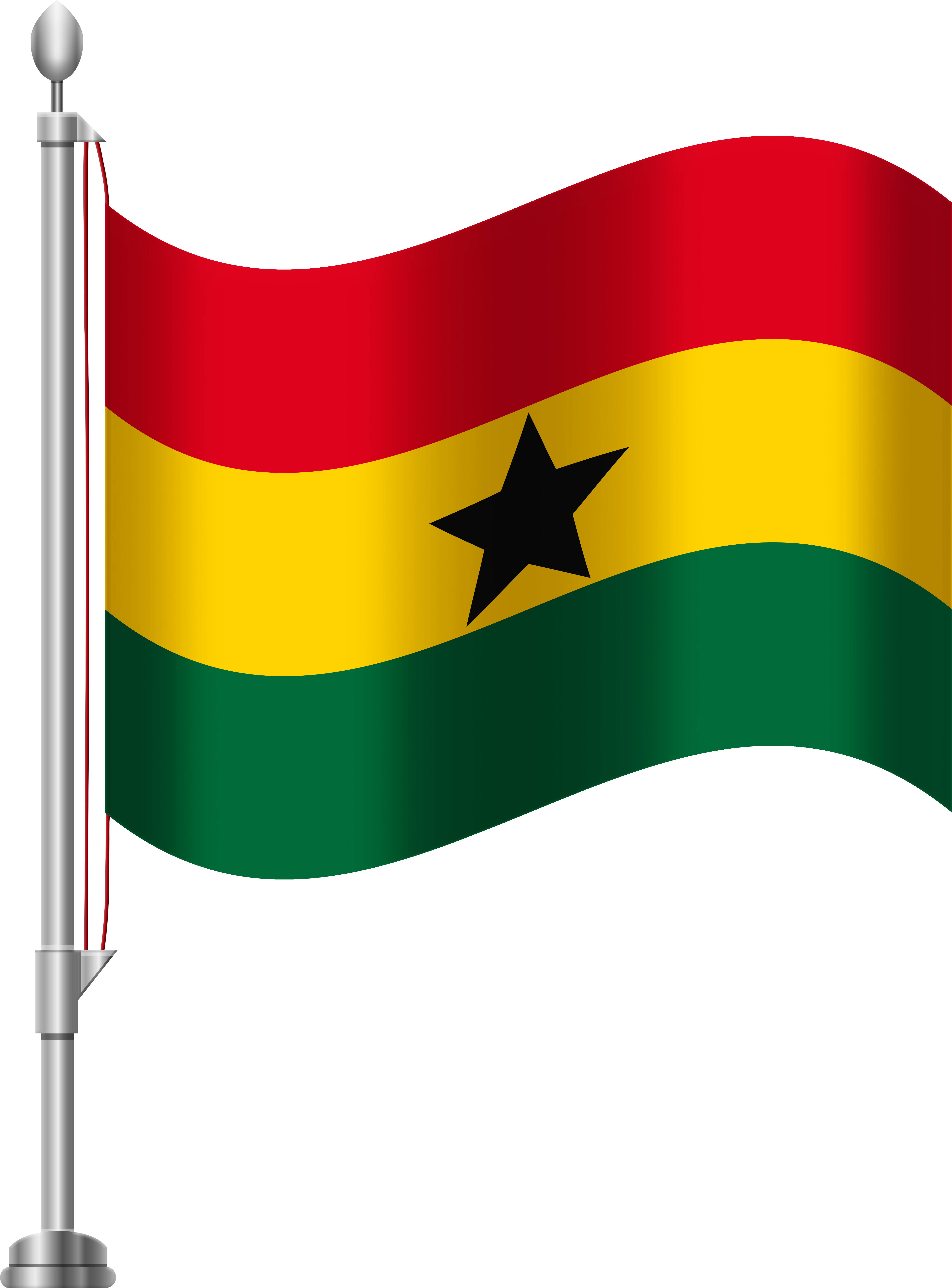 Ghana Flag Png Clip Art (6141x8000), Png Download