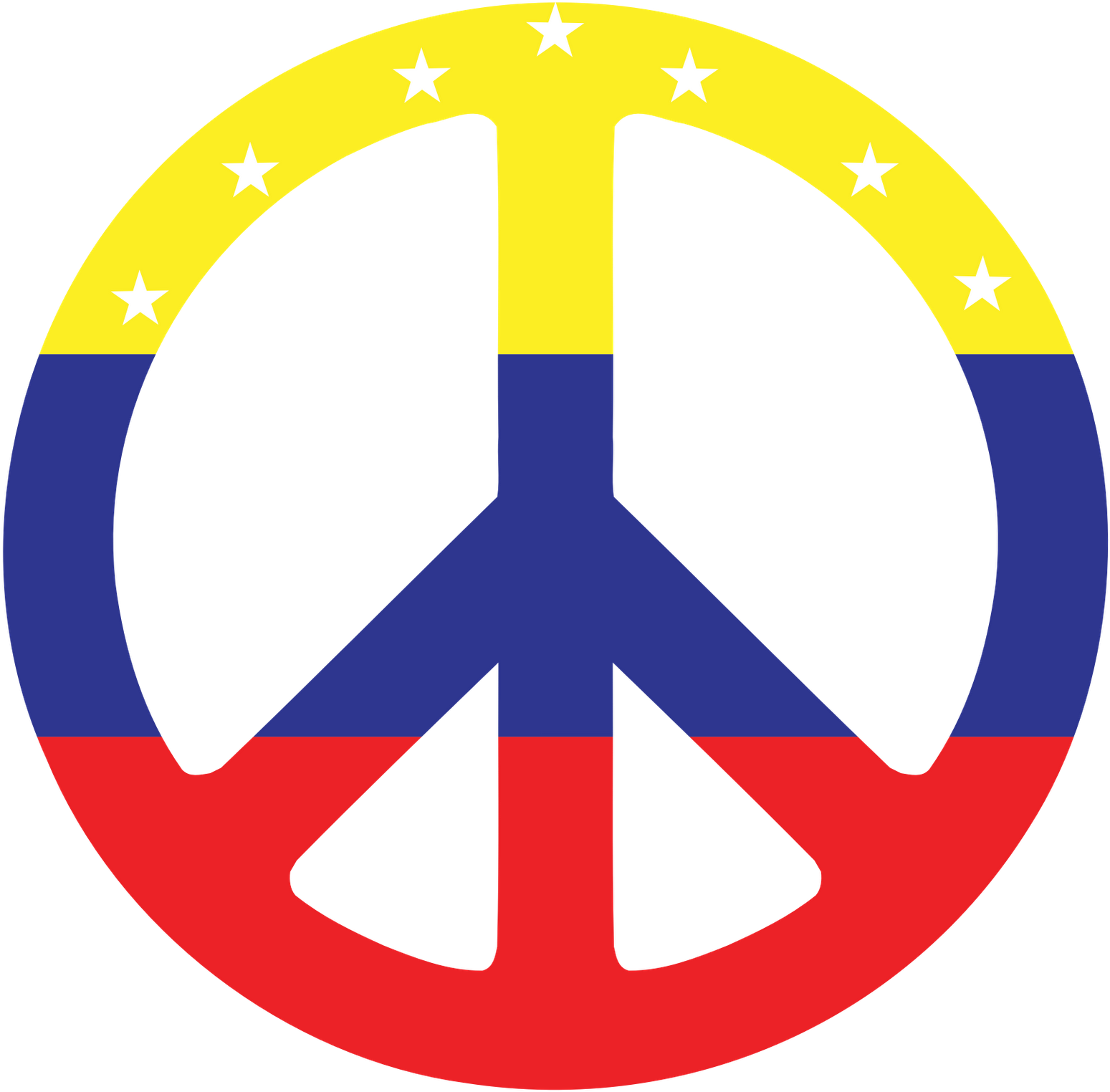 Los Símbolos De La Paz (1600x1600), Png Download