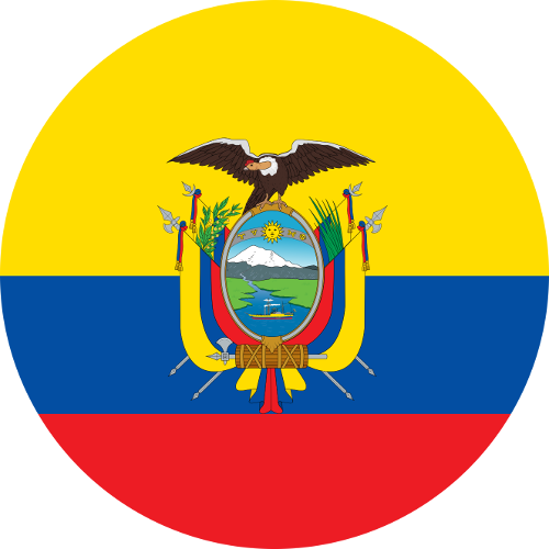 Ecuador Flag Icon (500x500), Png Download
