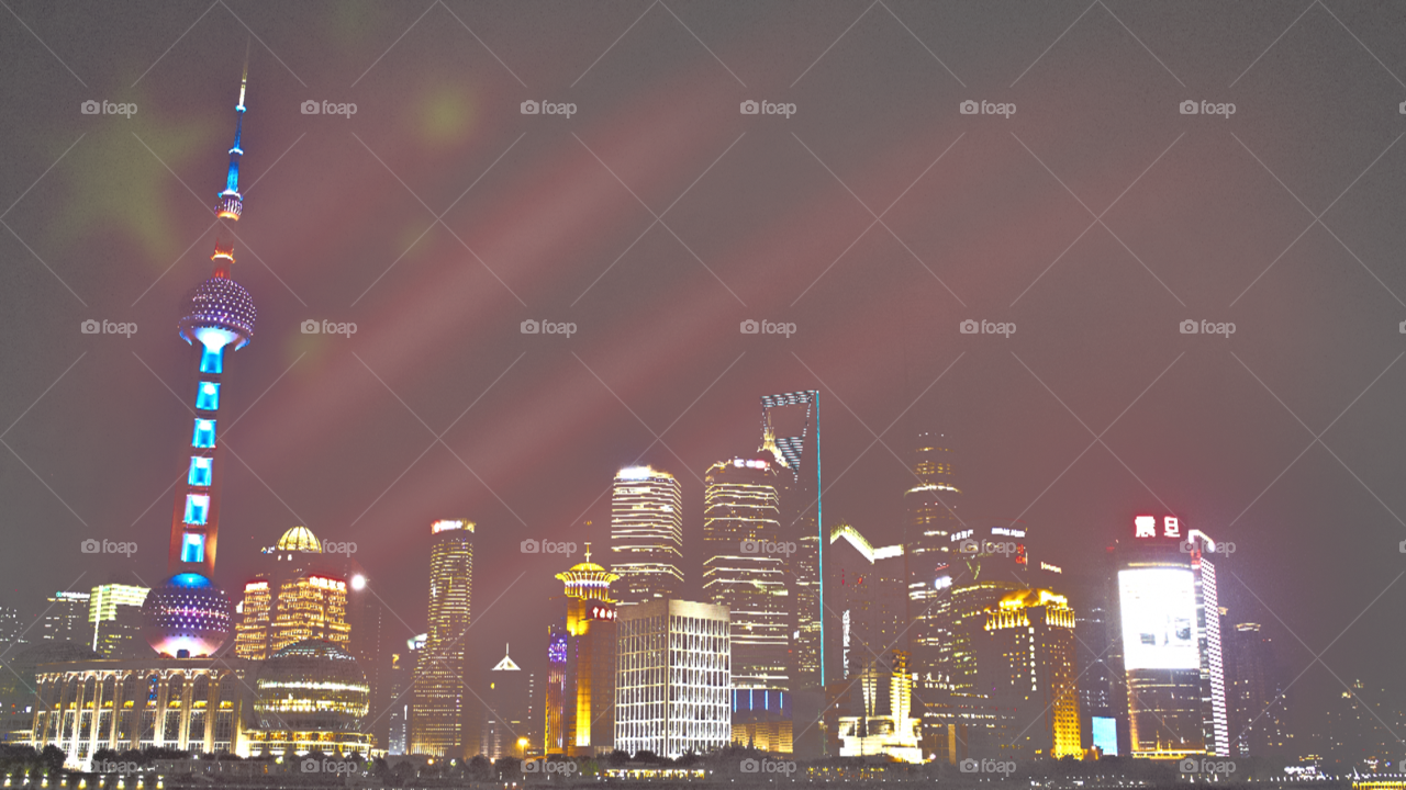 Rtl Photographer "lin" Captured This Photo With The - Pudong Skyline (1280x720), Png Download