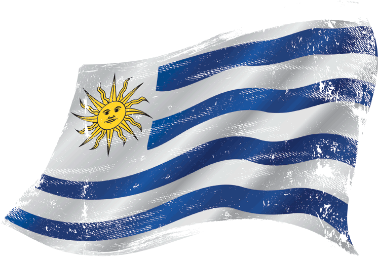 Matches - Art Print: Tintin75's Flag Of Uruguay (920x518), Png Download