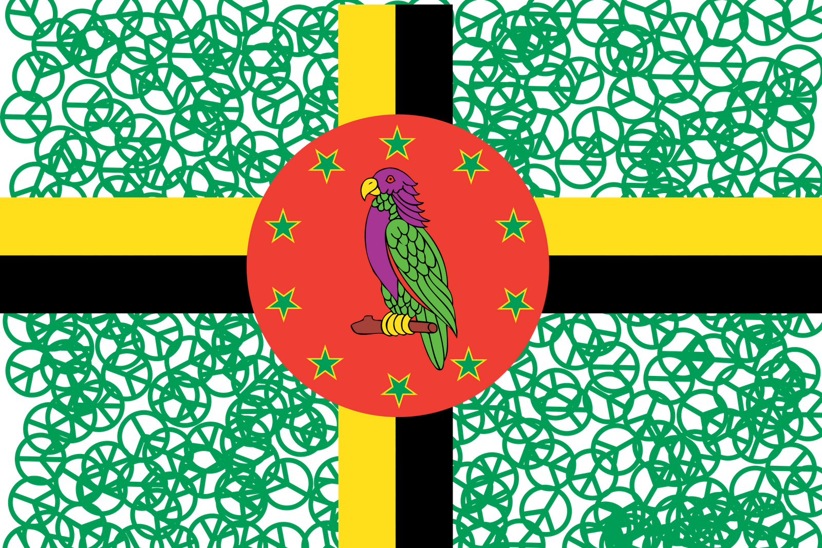 Dominica Flag Pictures - Flag (1600x1067), Png Download