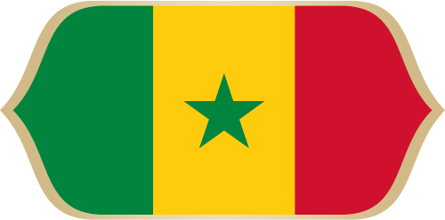 Uruguay - Senegal Flag World Cup (500x248), Png Download