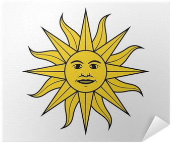 Sun Of May In The Flag Of Uruguay Vector Illustration - Sol De La Bandera De Uruguay (400x400), Png Download