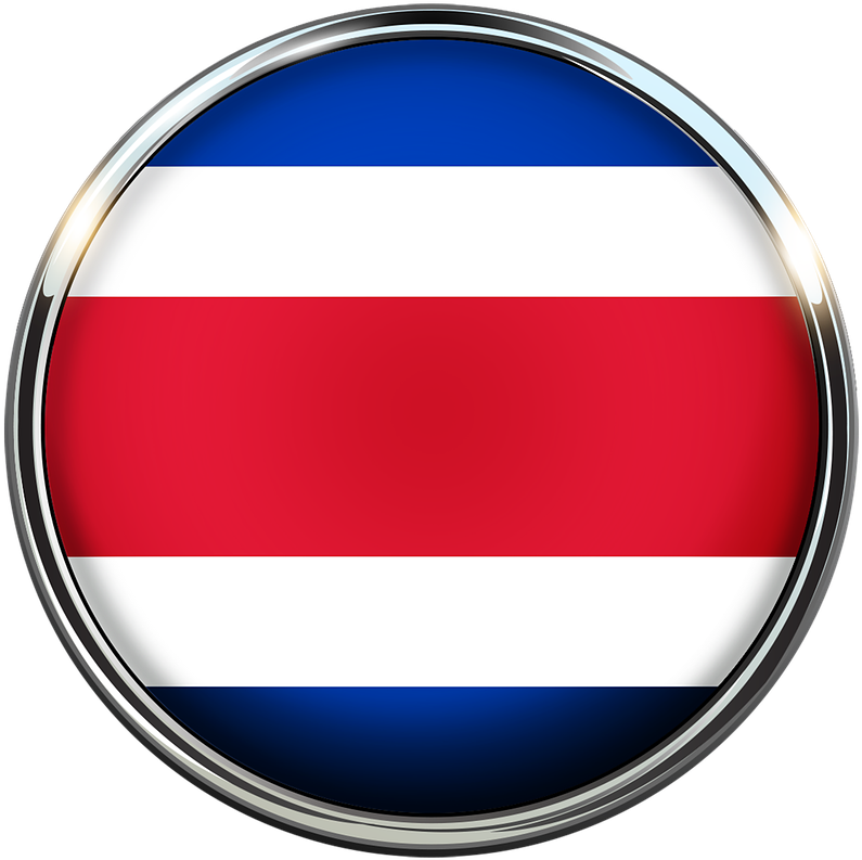 In The First Match, Costa Rica Met With Uruguay - Bandera Costa Rica Hd (1280x1280), Png Download
