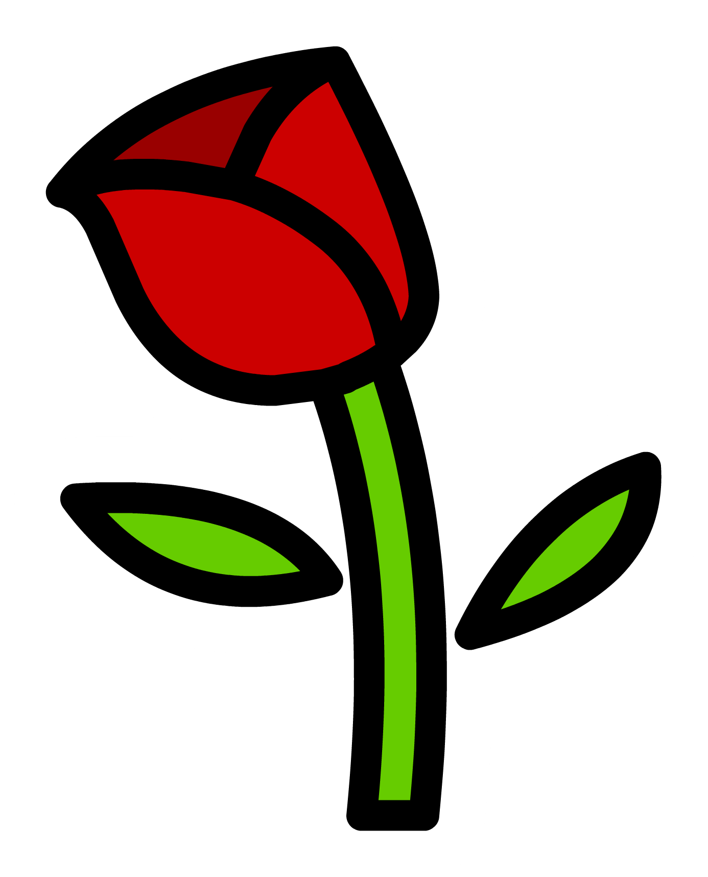 Tulip Pin - Png - Club Penguin Pins Id (1386x1717), Png Download