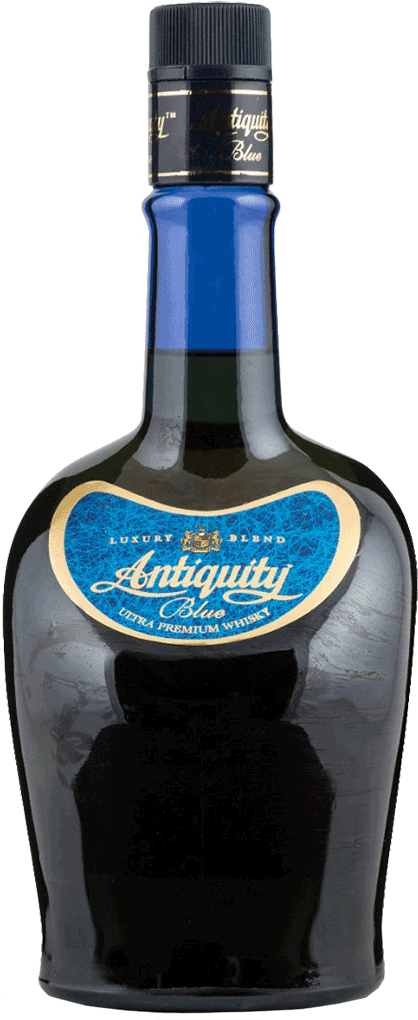 Antiquity Blue Whisky - Antiquity Whiskey (426x1024), Png Download