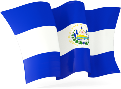 El Salvador Moving Flag (640x480), Png Download