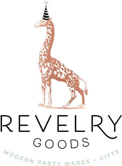 Revelry Goods Logo Modern Party Supplies Houston - Illustration (600x616), Png Download