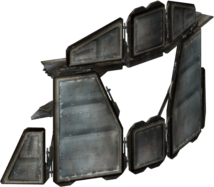 Pre-fabricated Barricade - Fallout 4 Military Barricades (807x693), Png Download