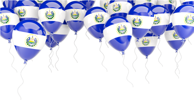 Illustration Of Flag Of El Salvador - Uae Flag Balloons (640x480), Png Download