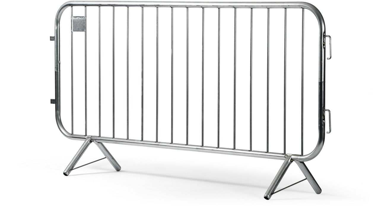 Lightweight/economy Crowd Control Fencing - Economy (1296x864), Png Download