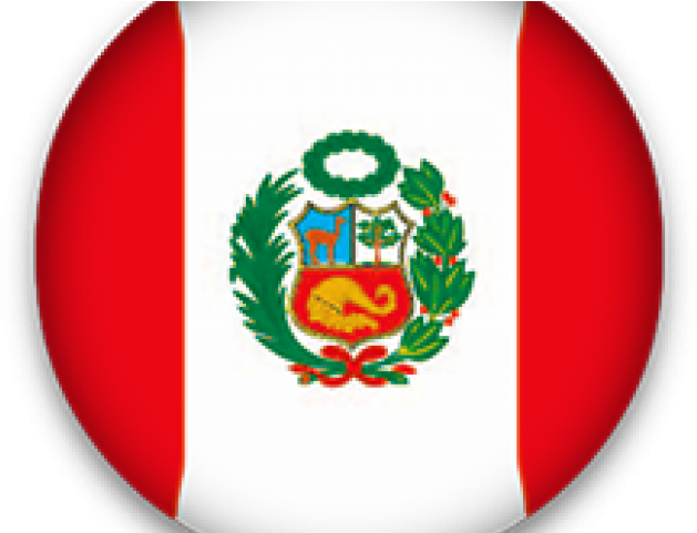 Peru Flag Clipart Png - Peru Flag Round Png (640x480), Png Download