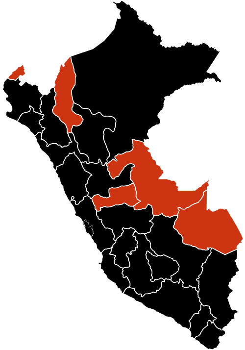 This Image Rendered As Png In Other Widths - Map Peru Png (500x714), Png Download