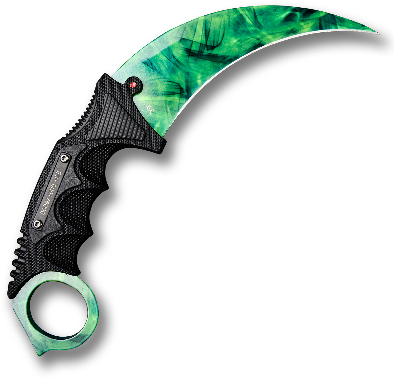 Karambit Elite Emerald - Cs Go Knife Rack (1280x1280), Png Download