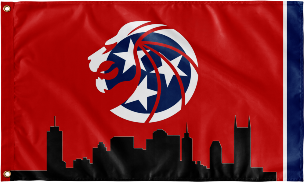 Tenesse Seven Lions Flag - Tennessee (1024x1024), Png Download