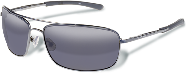 Barricade - Fgx Gargoyles Aviator Barricade Matte Gun/smoke Sunglasses (620x385), Png Download