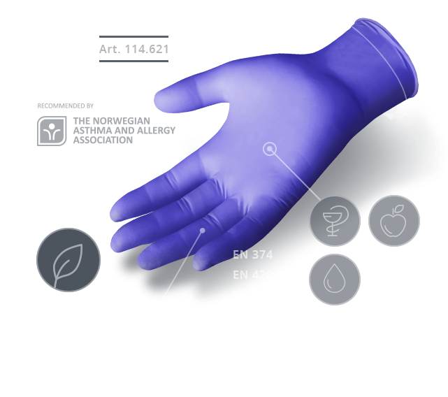 Harmony Between Gloves And Hands - Glove (640x630), Png Download