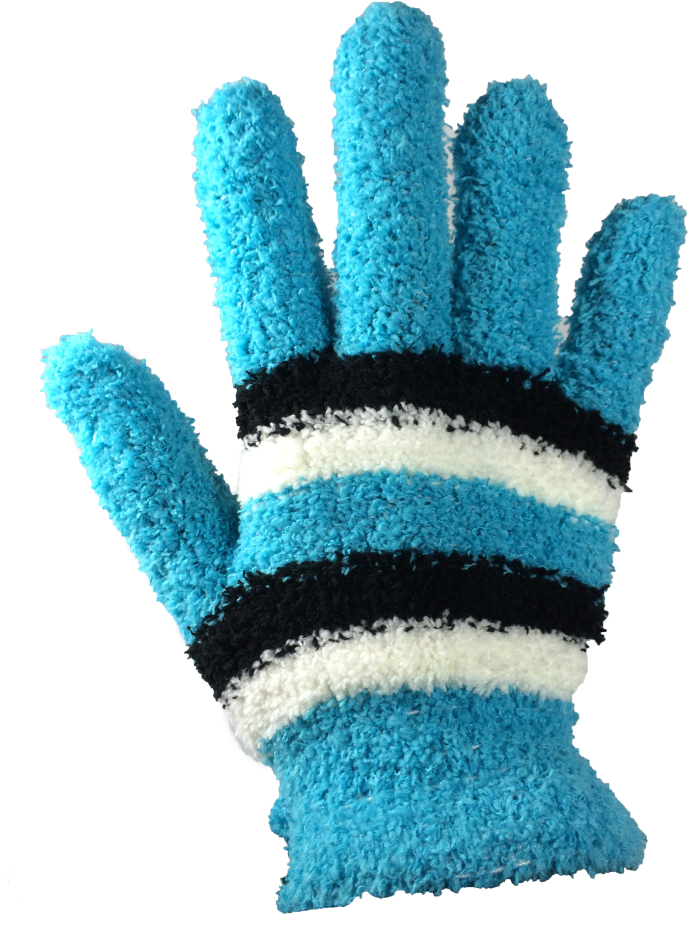 Winter Gloves-ladies Striped Butter Glove - Winter Gloves Transparent (1536x2048), Png Download