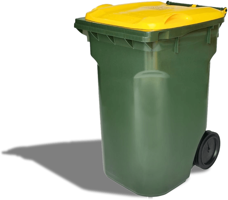 Nature Green 360l Wheelie Bin (890x782), Png Download