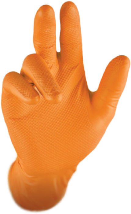 Gripster Skins Disposable - Stronghand Handschuhe Grip Orange Gr.9 (600x750), Png Download