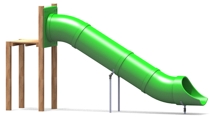 Close - Tube Slide Png (684x380), Png Download