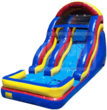 18 Foot Water Slide - Playground Slide (550x385), Png Download