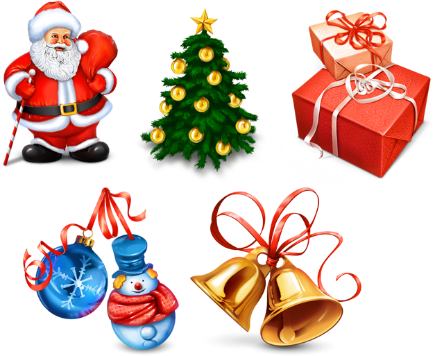 Modern Christmas Tree Png Download - Christmas Icons (700x580), Png Download