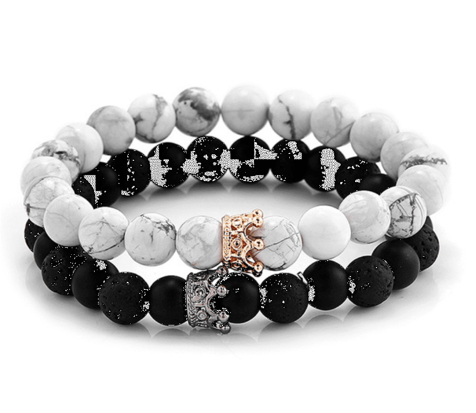 King And Queen Crown Bracelets (960x960), Png Download