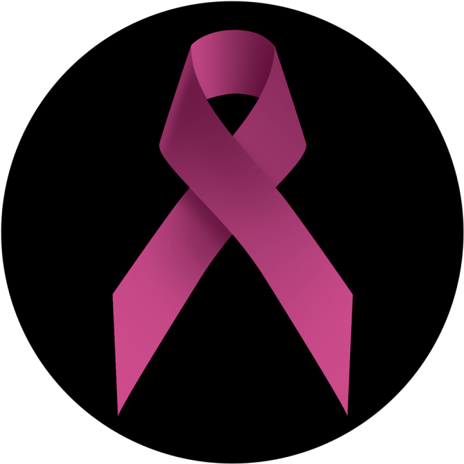 Breast Cancer Ribbon (800x800), Png Download