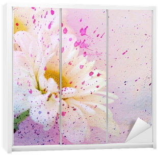 Chamomile's Flower And Watercolor Splatter Wardrobe - Watercolor Painting (400x400), Png Download