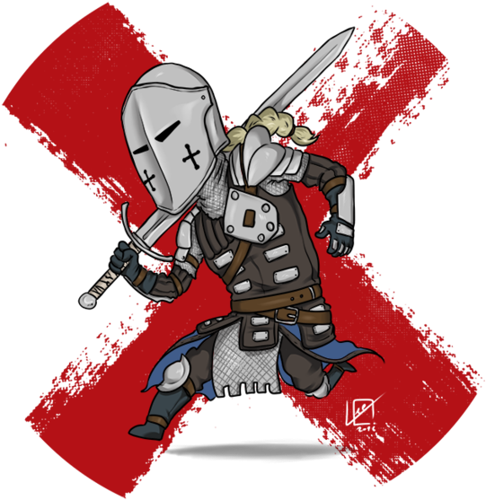 Never Miss A Moment - Warden Chibi For Honor (600x600), Png Download