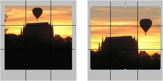 Rule Of Thirds Is When The Main Focus Of The Image - Sunset (540x269), Png Download
