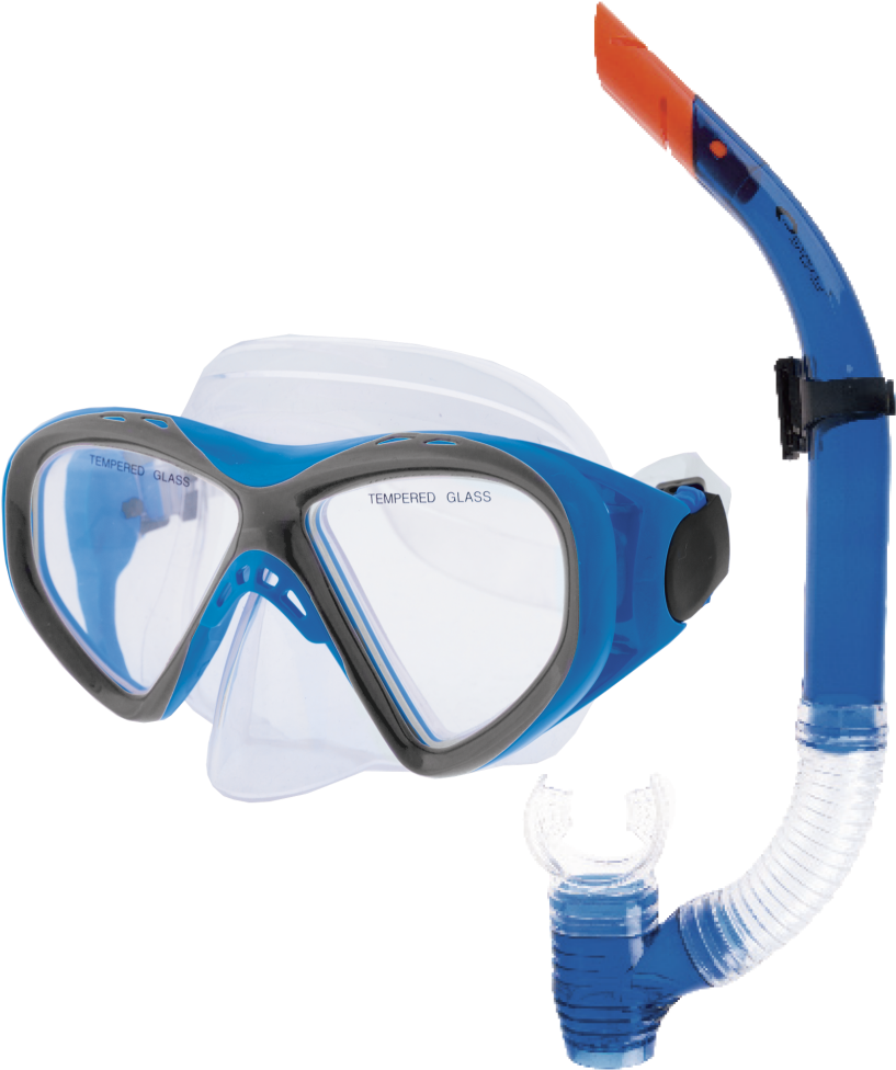 Diving Set Mask Snorkel - Maska Nurka (1024x1024), Png Download