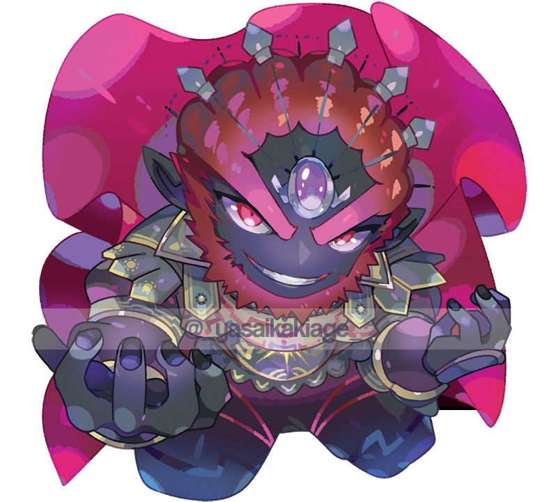 Ganondorf Acrylic Charm - Ganon (800x800), Png Download