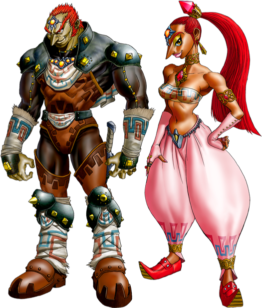 [ Img] - Legend Of Zelda Breath Of The Wild Ganondorf (550x648), Png Download