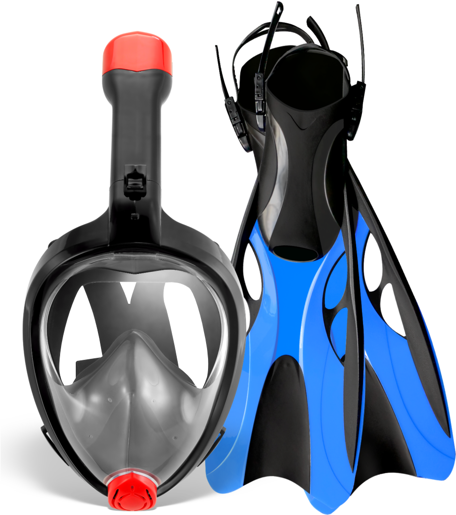 Oceanview 2 - - Underwater Diving (909x1024), Png Download