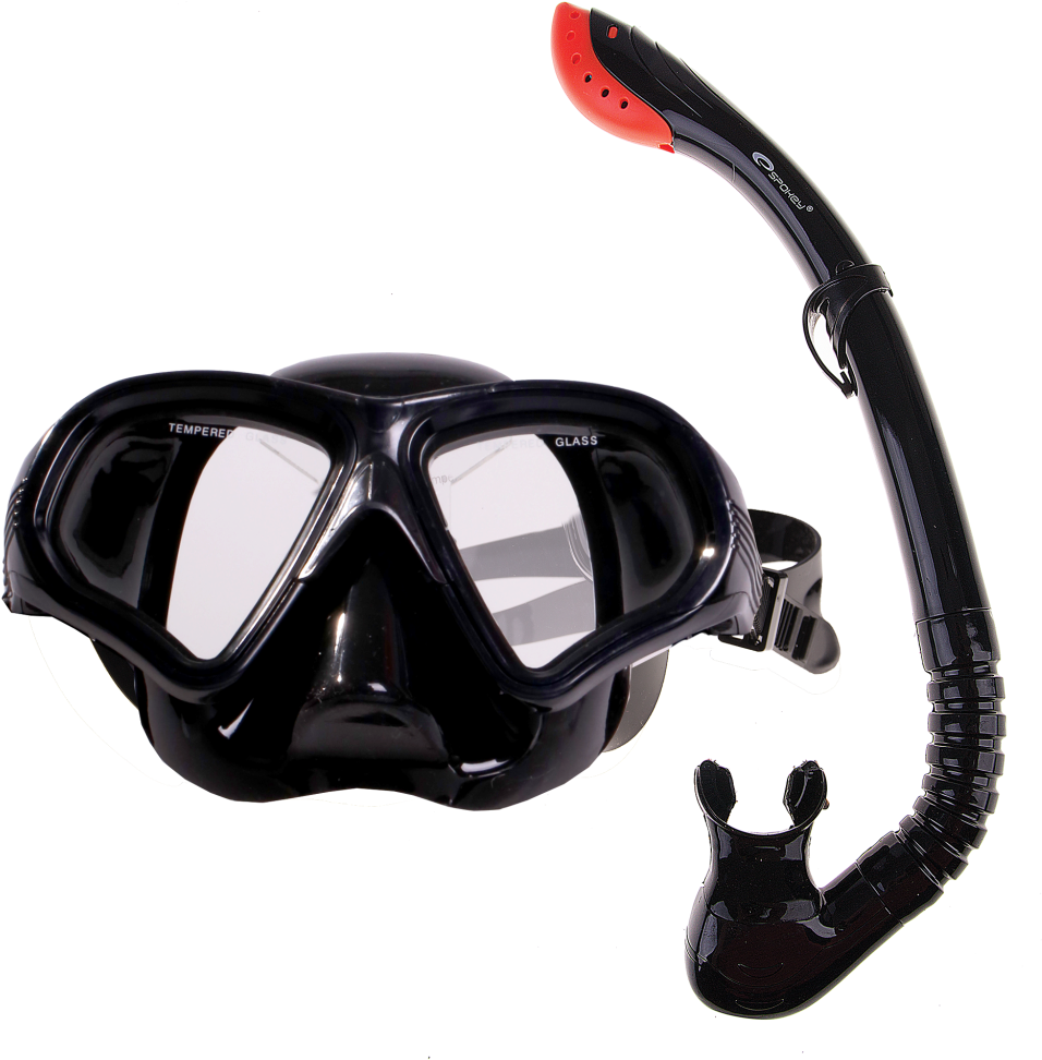 Tortuga - Spokey Tortuga Sada Brýle+šnorchl Černý (1024x1024), Png Download