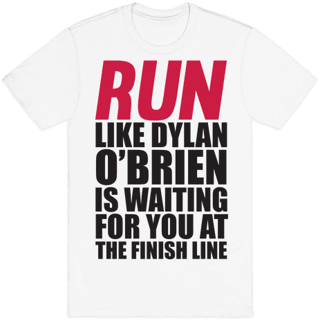 Run Like Dylan O'brien Is Waiting For You At The Finish - Maze Runner Merchandise (484x484), Png Download