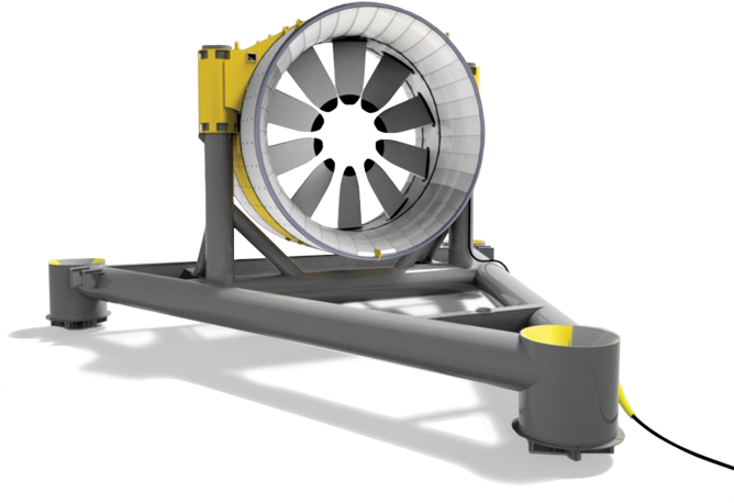 Turbine - Cape Sharp Tidal (668x458), Png Download