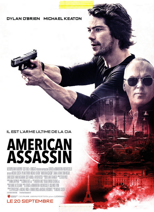 20 Septembre - American Assassin (627x806), Png Download
