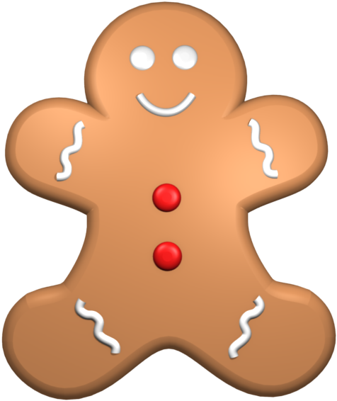 Gingerbread - Gingerbread Png Gif (600x600), Png Download