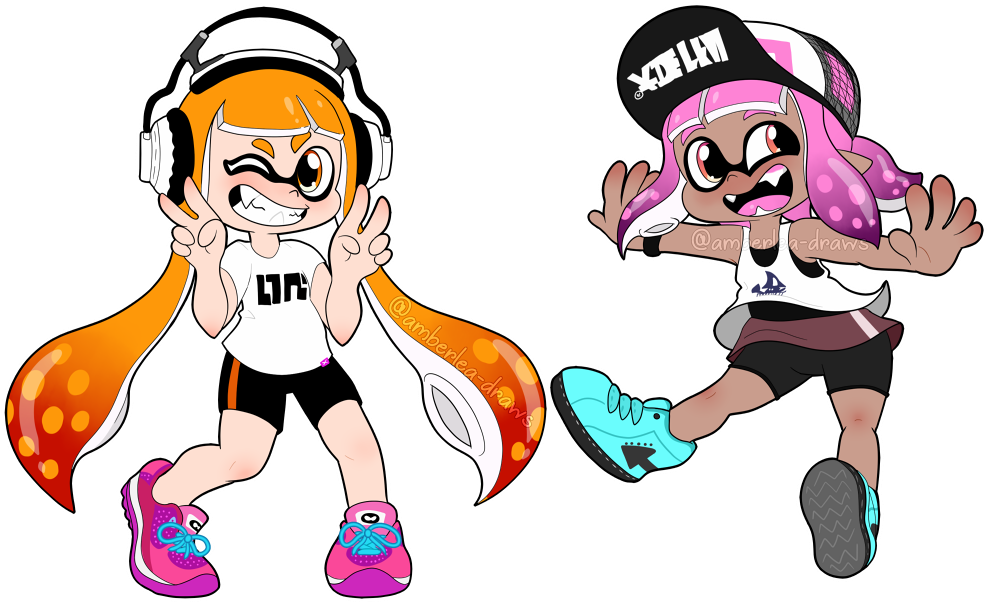 Inkling Girls ♡ - Inkling Girl Png (1000x657), Png Download