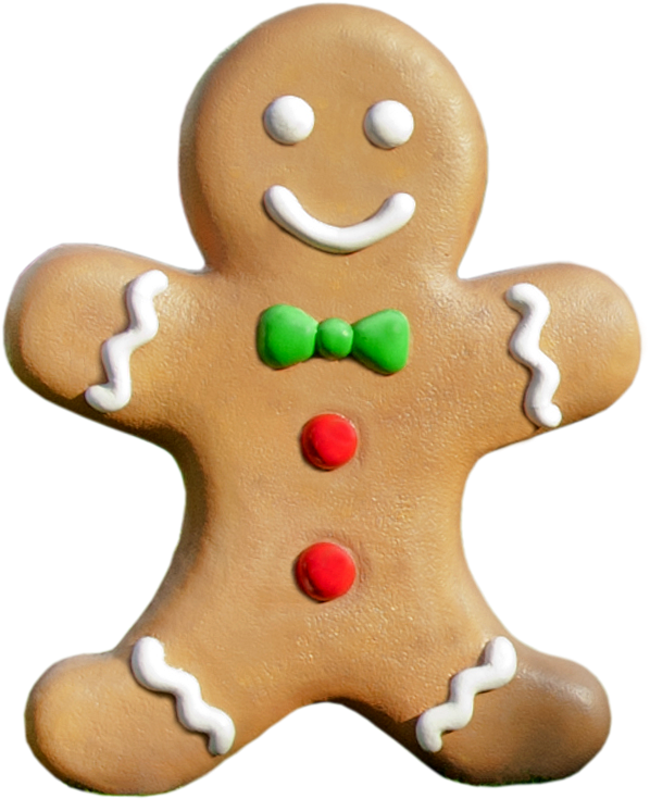 Svg Transparent Download Cookies Transparent Gingerbread - Gingerbread Man With Transparent Background (697x828), Png Download
