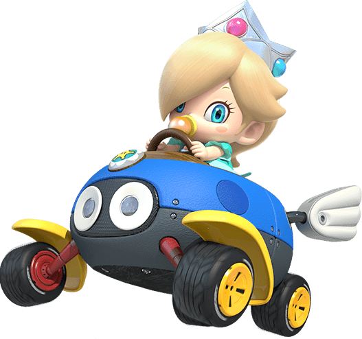Um Mês Após Uma Estreia Avassaladora No Reino Unido, - Mario Kart 8 Deluxe Baby Rosalina (527x494), Png Download