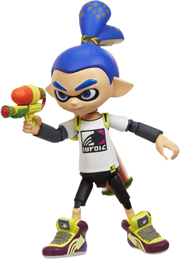 Splatoon - Splatoon Action Figures (624x885), Png Download