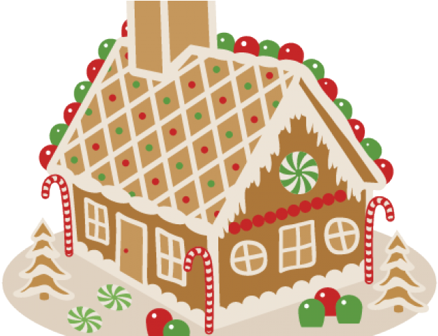 Gingerbread Clipart Gingerbread House - Gingerbread Houses Clip Art (640x480), Png Download