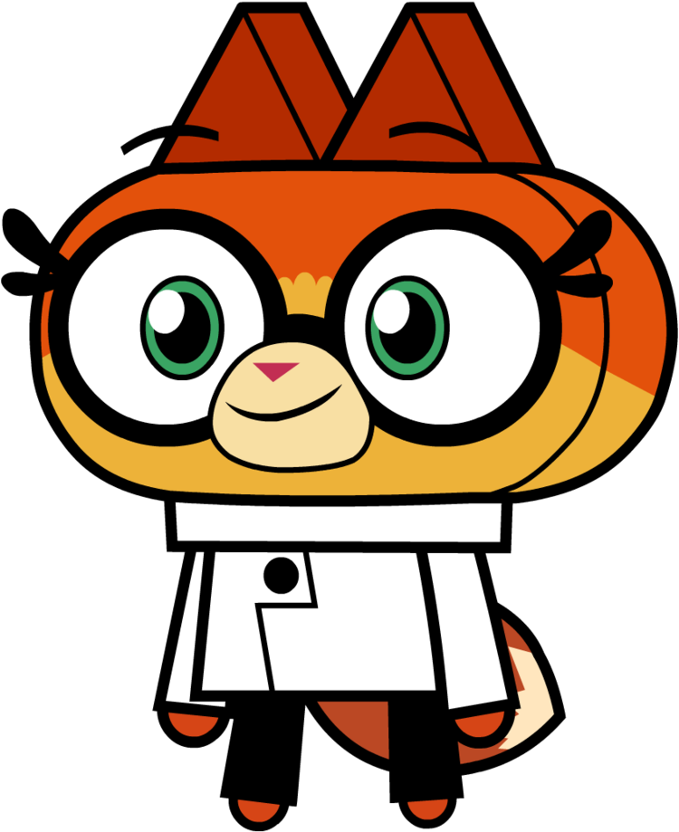Dr Fox By Thegothengine - Unikitty Show Dr Fox (855x935), Png Download