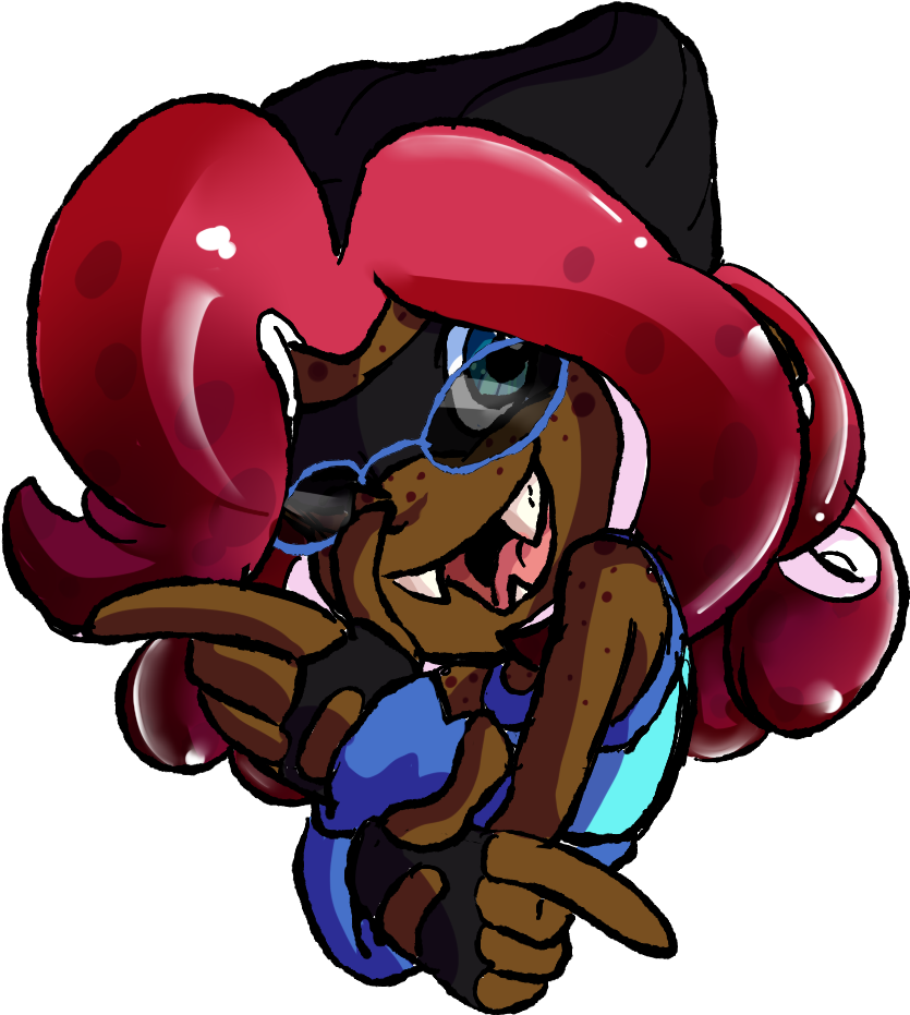 Inkling - Cartoon (890x977), Png Download